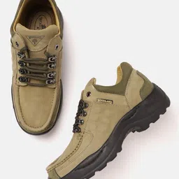 Woodland Men Nubuck Leather Sneakers-picture-17