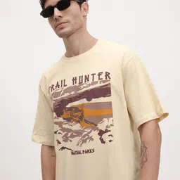 The Roadster Life Co. Printed Relaxed Cotton T-shirt-picture-24