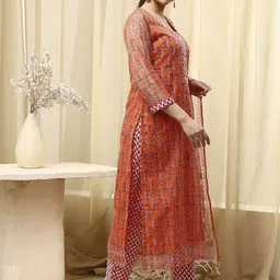 Biba Pure Cotton Unstitched Dress Material image 3