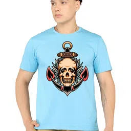 BRAWNY BATTLER Men Graphic Printed Round Neck Cotton T-shirt-picture-10