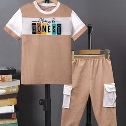 kachhot Printed Casual T-shirt with Joggers-picture-5