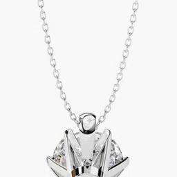 VALANOVA BIS Hallmarked 18KT White Gold Diamond Studded Pendant 0.95 gm image 2