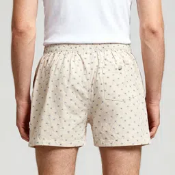 Thomas Scott Men Pack Of 3 Printed Pure Cotton Mid-Rise Boxers image 3