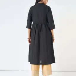 Rangmanch By Pantaloons Black Regular Fit Printed Kurta image 2