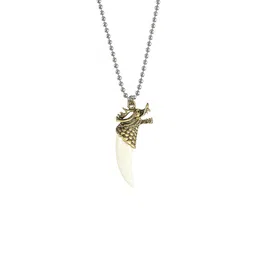 SANAA CREATIONS Silver-Plated Contemporary Pendants with Chains-picture-33