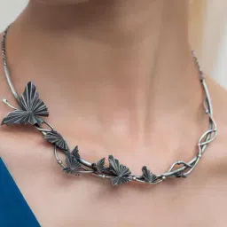Shaya 92.5 Sterling Silver Chasing My Unrealistic Goals Necklace for Women-image-49