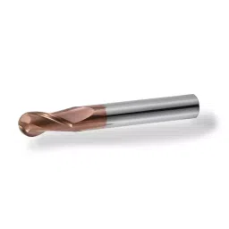 V3 VX3 Series Solid Carbide Ball Nose End Mill TISINOS 65 HRC 4 mm Dia 2 Flutes 50 mm Overall Length image 3