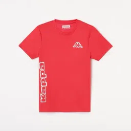 KAPPA Kids Red Cotton Printed T-Shirt-picture-16