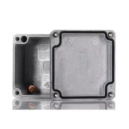 Hammond General Purpose Enclosure 79.6x74.6x52 mm Die Cast Aluminium, 3439417 image 2