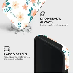 PEEPERLY Women Lush Meadows Printed Impact Resistant iPhone 13 Pro Crystal Back Case image 5