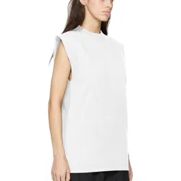 NOTWILD Women Solid Round Neck Cotton T-shirt-picture-31