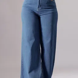 Miss Chase A+ Women Wide Leg High-Rise Stretchable Jeans-image-101