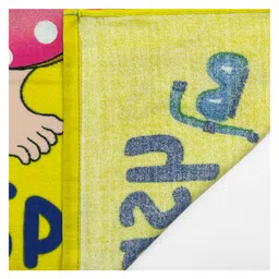 Sassoon Splash Beach Theme Medium Cotton Bath Towel in 300 GSM for Kids - Yellow image 2