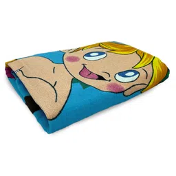 Sassoon Splash Beach Theme Medium Cotton Bath Towel in 300 GSM for Kids - Yellow image 4