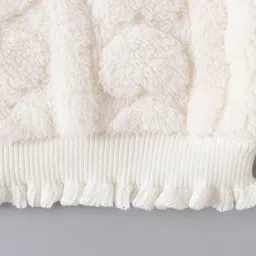 Mark & Mia Full Sleeves Solid Sweatshirt - Cream image 4