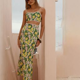 JC Mode Printed Crop Top With Skirt Co-Ords-picture-39