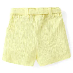 Babyhug Single Jersey Knit Half Sleeves Top & Shorts Set with Floral Print - Multicolour image 5