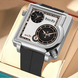 DOUBLERUN Men Dial & Straps Analogue Watch H05N36025 image 2