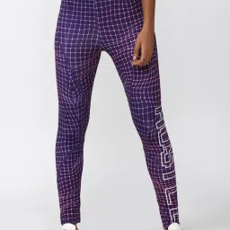 Forever 21 Purple Checks Leggings-picture-23