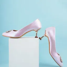 Scentra Women's SPAIN Pink Casual Pumps-image-90