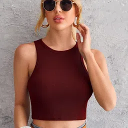 Prime Love Women Round Neck Crop Tank Top-picture-18