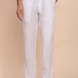 Pro-Ethic STYLE DEVELOPER Striped Embroidered Pure Cotton kurta With Pant set image 2