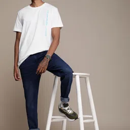 Calvin Klein Jeans Brand Logo Printed Pure Cotton T-shirt image 5