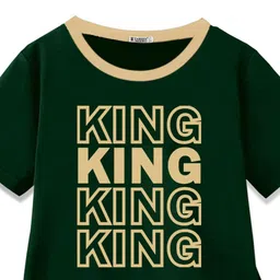 BAESD Kids Printed Pure Cotton T-Shirt With Shorts image 4