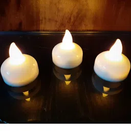 Afterstitch Yellow 3 pieces LED Light Candle image 2