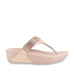FitFlop Women's Rose Gold Thong Wedges-picture-21