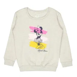Bodycare Kids Grey Melange Printed Full Sleeves Sweatshirt-picture-16
