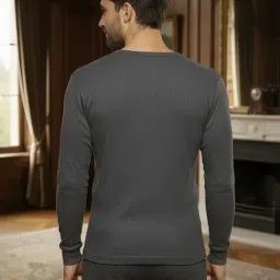 Mack Jonney Black Cotton Regular Fit Thermal Top image 2