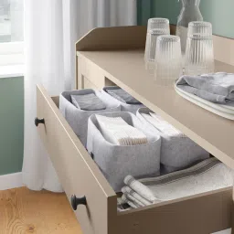 ikea hauga Sideboard, beige, 140x84 cm image 2