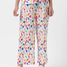 VERO MODA GIRL White Printed Pants-picture-9