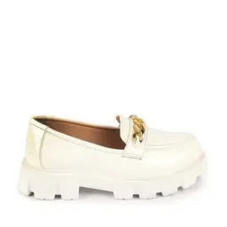 Fausto Women's White Casual Loafers-picture-34