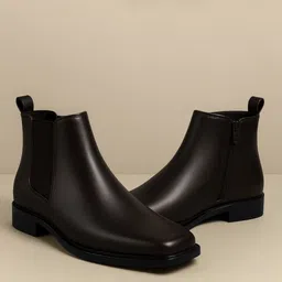KRAASA Vegan Leather Casual Chelsea Boots-picture-37