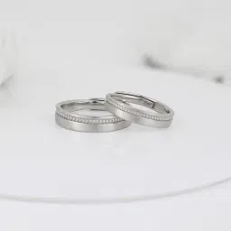GIVA 92.5 Sterling Silver Timeless Couple Band-picture-42