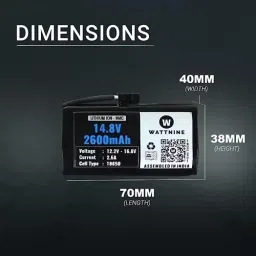WATTNINE 16.8 V Short circuit Protection Lithium Battery image 2