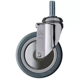 TAKIGEN Heavy Duty Swivel Caster Φ125 mm Wheel Diameter 1000N Allowable Load, K-920MA-125-RB-picture-21