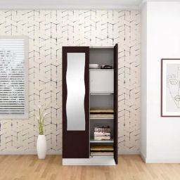 Godrej Interio Slimline 2-Door Steel Almirah, Russet (1-Year Warranty, 1 Locker, 1 Drawer)-picture-49