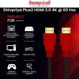 SHIVPRIYA PLUS2 5 m 4K High-Speed 60Hzs HDMI Cord 18Gbps with Ethernet Support image 5