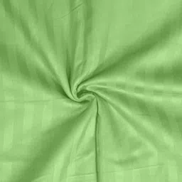 Sleeping Owls Lime Green Striped 210 TC Single Bedsheet with 1 Pillow Covers-picture-35