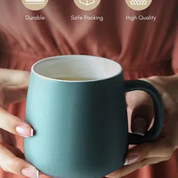 Nestasia Green Ceramic Matte Finish Cup image 3