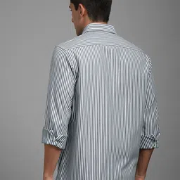 Louis Philippe Sport Men Slim Fit Striped Casual Shirt image 2