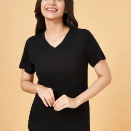 Dreamz by Pantaloons Black Cotton T-Shirt-picture-5