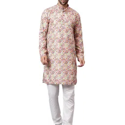 UNLIMITED Men Geometric Printed Kurta-picture-40