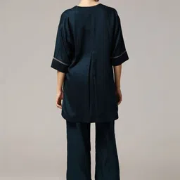 Truly Sma Embroidered Top With Trousers Co-Ords image 3