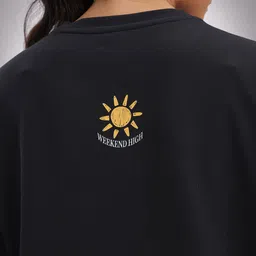 glitchez Placement Print Oversized T-shirt image 2