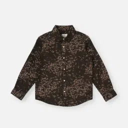 Pepe Jeans Boys Olive Printed Shirt-image-98
