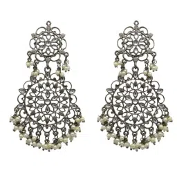 Teejh Pitara Collection Sagari Silver Oxidized Jewellery Set image 2